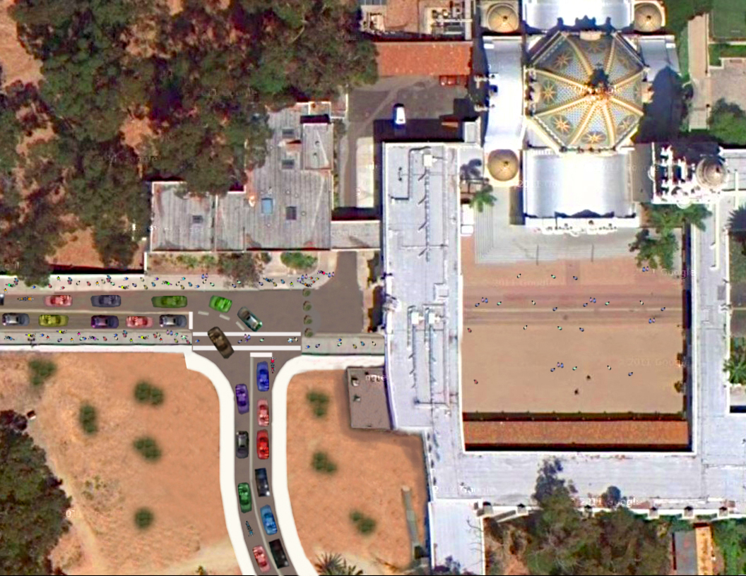 SatelliteViewCaliforniaBuildingTrafficJam as Smart Object-1